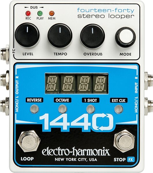 open zoom image for Electro-Harmonix 1440 Stereo Looper Pedal, Action Position Back