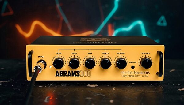 open zoom image for Electro-Harmonix ABRAMS100 100-Watt Guitar Amplifier Head, New, Action Position Back