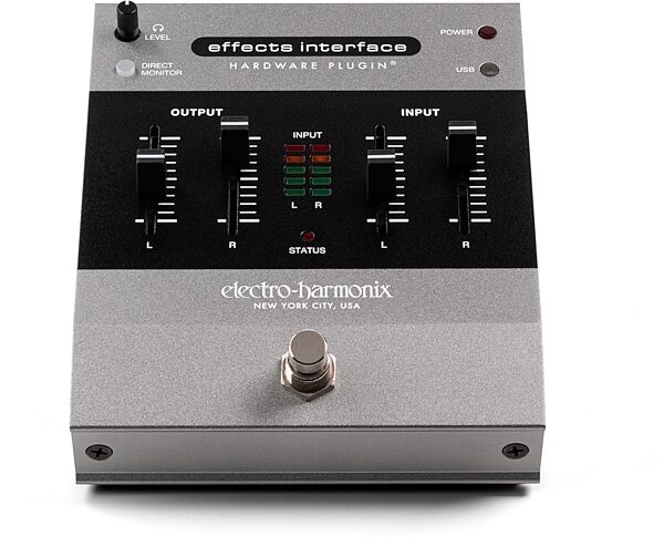 open zoom image for Electro-Harmonix Effects Interface Hardware Plug-in Pedal, New, Action Position Back