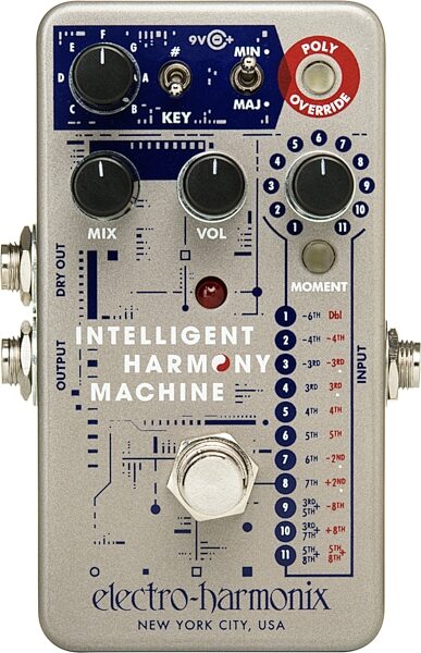 open zoom image for Electro-Harmonix Intelligent Harmony Machine Pedal, New, Action Position Back