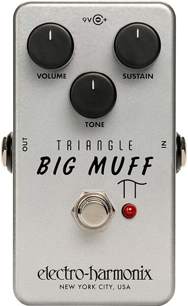 open zoom image for Electro-Harmonix Triangle Big Muff Pi Overdrive Pedal, New, Action Position Back