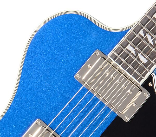 open zoom image for Epiphone Futura RD Custom Electric Guitar (with Gig Bag), Twilight Shift, Action Position Back