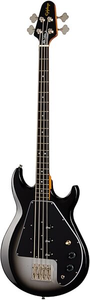 open zoom image for Epiphone Inspired by Gibson Mike Dirnt Grabber G3 Electric Bass (with Case), Silverburst, Action Position Back