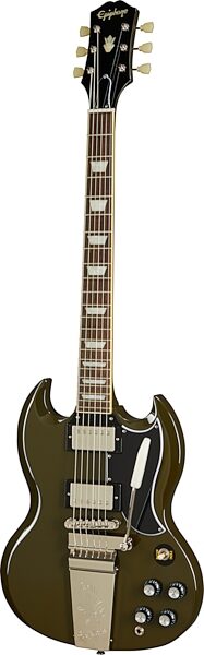 open zoom image for Epiphone Exclusive SG Standard '61 Maestro Vibrola Electric Guitar, Action Position Back
