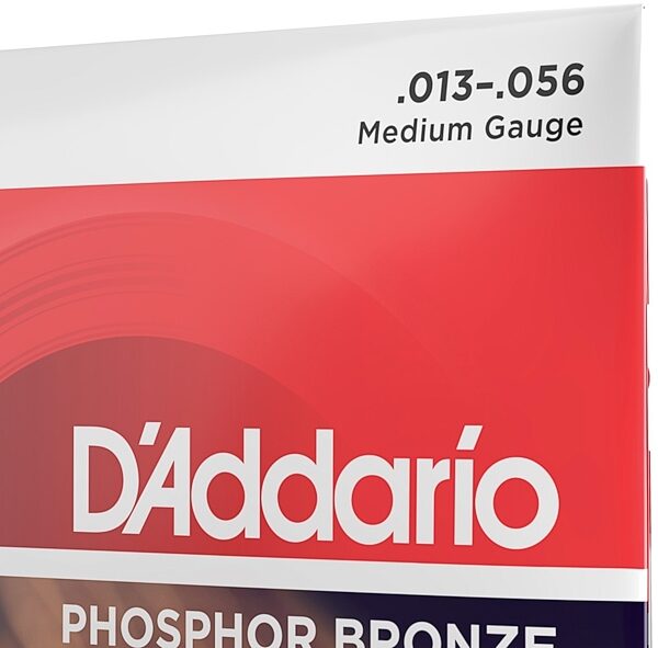 open zoom image for D'Addario EJ17 Phosphor Bronze Acoustic Guitar Strings (Medium, 13-56), Single Set, view