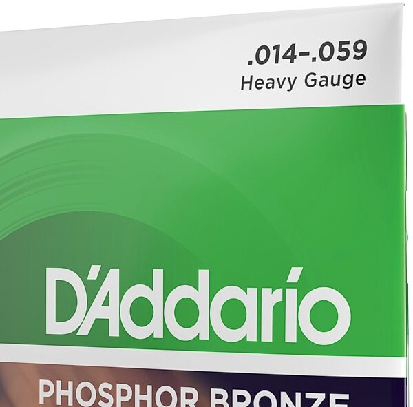open zoom image for D'Addario EJ18 Phosphor Bronze Acoustic Guitar Strings (Heavy), New, view