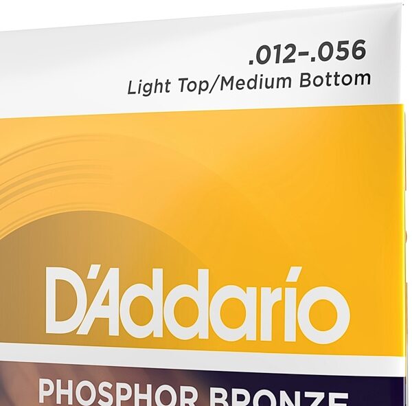 open zoom image for D'Addario EJ19 Phosphor Bronze Acoustic Guitar Strings, New, view