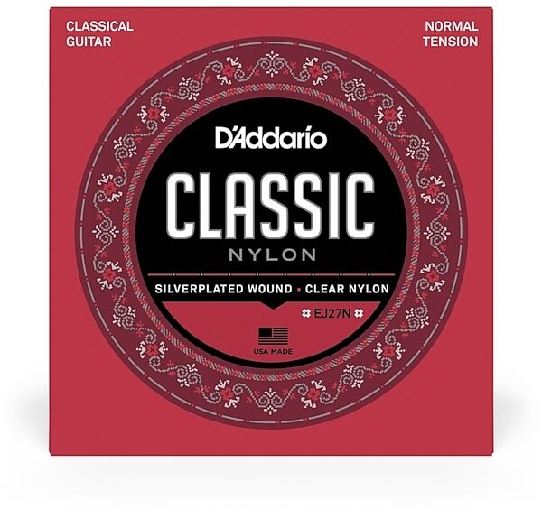 open zoom image for D'Addario EJ27N Normal Tension Classical Guitar Strings, New, view