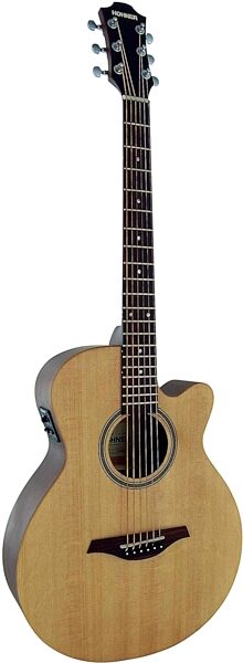 open zoom image for Hohner Essential Series Cutaway Mini Jumbo Acoustic-Electric Guitar, Main
