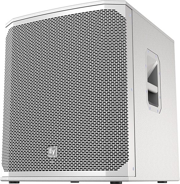 open zoom image for Electro-Voice ELX200-18SP Powered Subwoofer Speaker (1200 Watts), Single Speaker, White, Open Box (Like New), Action Position Back