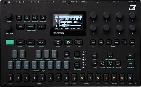 open zoom image for Elektron Tonverk Multisampler Workstation, Open Box (Very Good), Action Position Back