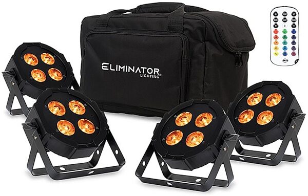 open zoom image for Eliminator Lighting Mega Flat Hex L Lighting Pack, New, Action Position Back