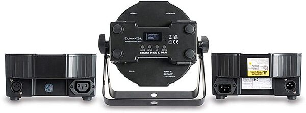 open zoom image for Eliminator Lighting Mega Flat Hex L Lighting Pack, New, Action Position Back