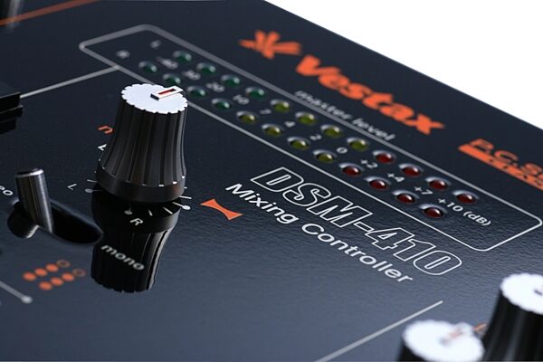 open zoom image for Vestax DSM410 4-Channel Rackmount DJ Mixer, Control Detail