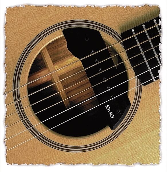 open zoom image for EMG ACS Acoustic Soundhole Pickup, Black, Black Closeup