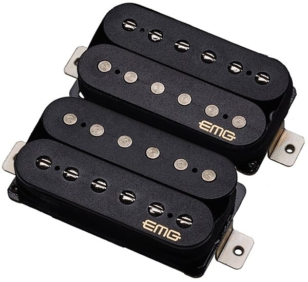open zoom image for EMG Retro Active Fat 55 Electric Guitar Pickup Set, Black, Main