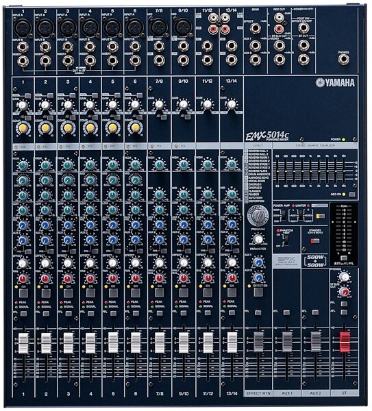 open zoom image for Yamaha EMX5014C Powered Mixer (2x500 Watts), Main