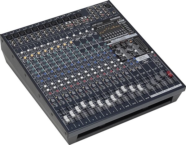 open zoom image for Yamaha EMX5016CF Powered Mixer (2x500 Watts), Angled Right