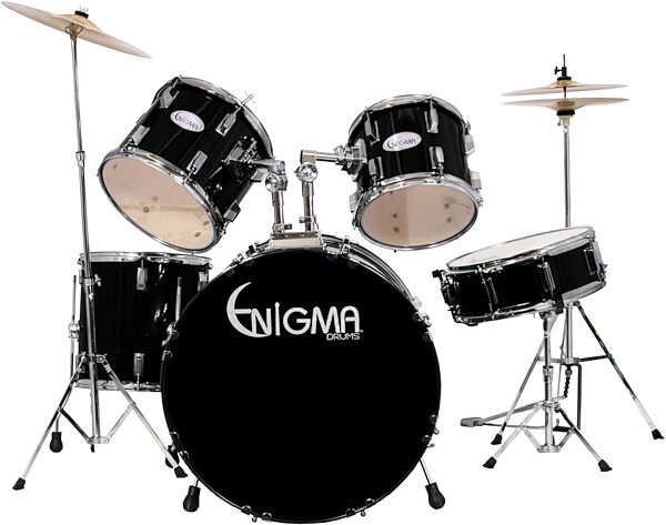 open zoom image for Enigma EN522 Drum Kit, 5-Piece, Black