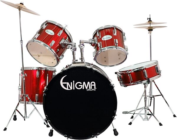 open zoom image for Enigma EN522 Drum Kit, 5-Piece, Red