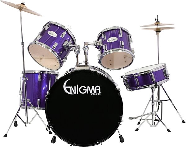 open zoom image for Enigma EN522 Drum Kit, 5-Piece, Purple