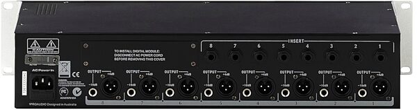 open zoom image for SM Pro Audio EP84 8-Channel Microphone Preamp, Rear