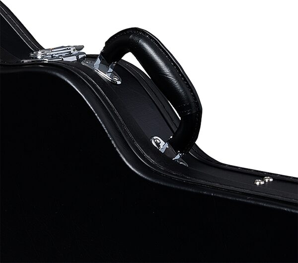 open zoom image for Epiphone Allen Woody Bass Hardshell Case, Black, Action Position Back