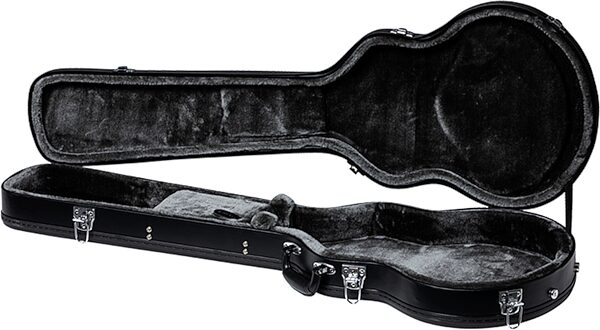 open zoom image for Epiphone Allen Woody Bass Hardshell Case, Black, Action Position Back