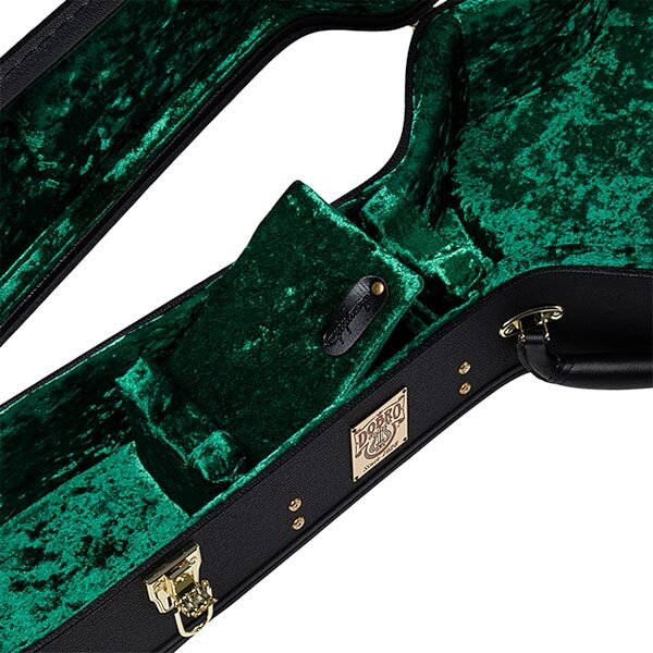 open zoom image for Epiphone Dobro Hardshell Case, Black, Action Position Back