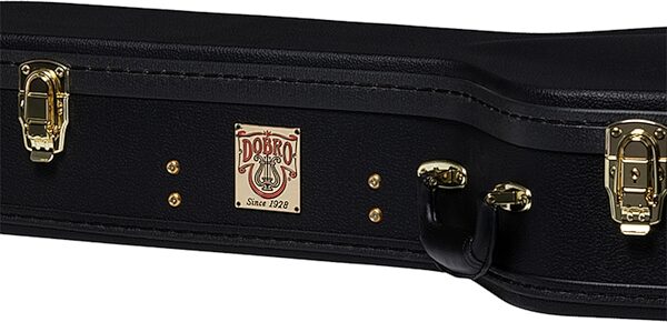 open zoom image for Epiphone Dobro Hardshell Case, Black, Action Position Back