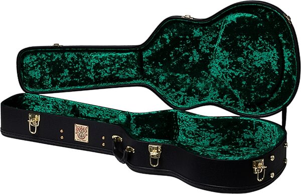 open zoom image for Epiphone Dobro Hardshell Case, Black, Action Position Back