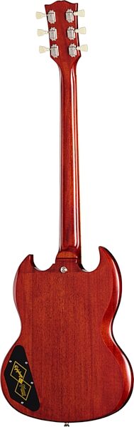 open zoom image for Epiphone Inspired by Gibson Custom 1964 SG Standard Electric Guitar, Maestro Vibrola (with Case), Cherry, Action Position Back