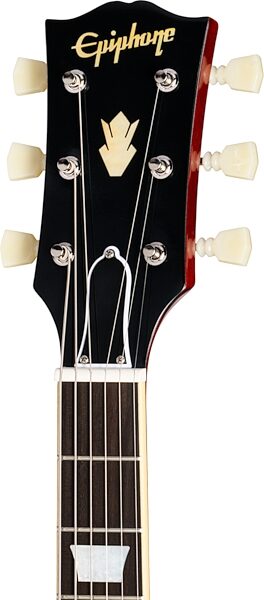 open zoom image for Epiphone Inspired by Gibson Custom 1964 SG Standard Electric Guitar, Maestro Vibrola (with Case), Cherry, Action Position Back
