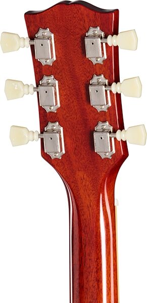 open zoom image for Epiphone Inspired by Gibson Custom 1964 SG Standard Electric Guitar, Maestro Vibrola (with Case), Cherry, Action Position Back