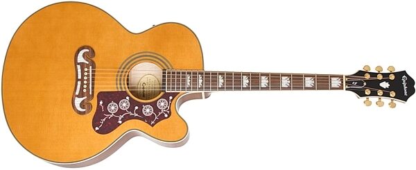 open zoom image for Epiphone J-200 EC Studio Acoustic-Electric Guitar, Action Position Back