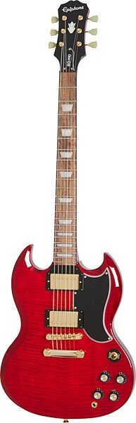 open zoom image for Epiphone G-400 Exclusive Deluxe PRO Electric Guitar, Action Position Back