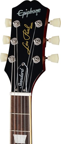 open zoom image for Epiphone Inspired by Gibson Les Paul Standard '50s Electric Guitar (with Gig Bag), Bourbon Burst, Laurel Fretboard, Open Box (Very Good), Action Position Back