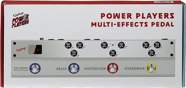 open zoom image for Epiphone Power Players Multi-Effects Processor Pedal, New, Action Position Back