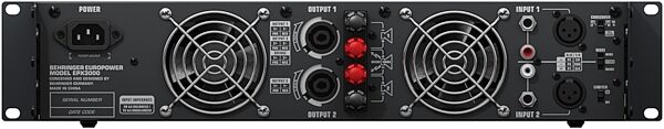 open zoom image for Behringer EPX3000 Power Amplifier (3000 Watts), Rear