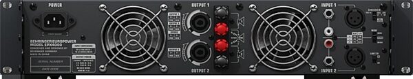 open zoom image for Behringer EPX4000 Europower Power Amplifier (4000 Watts), Rear