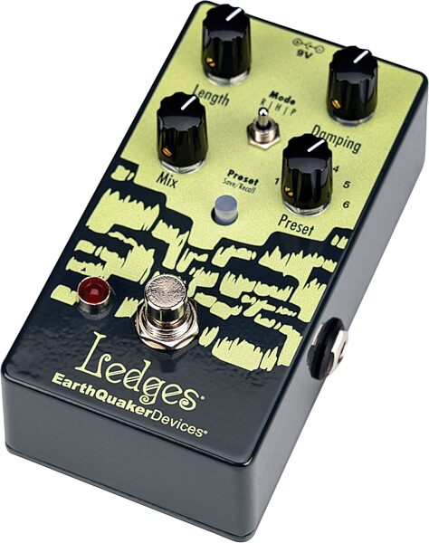 open zoom image for EarthQuaker Devices Ledges Tri-Dimensional Reverb Pedal, New, Main with all components Front