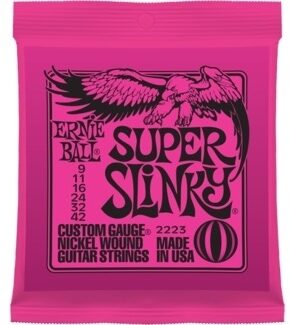open zoom image for Ernie Ball 2223 Super Slinky Electric Guitar Strings (9-42), Single Pack, Main