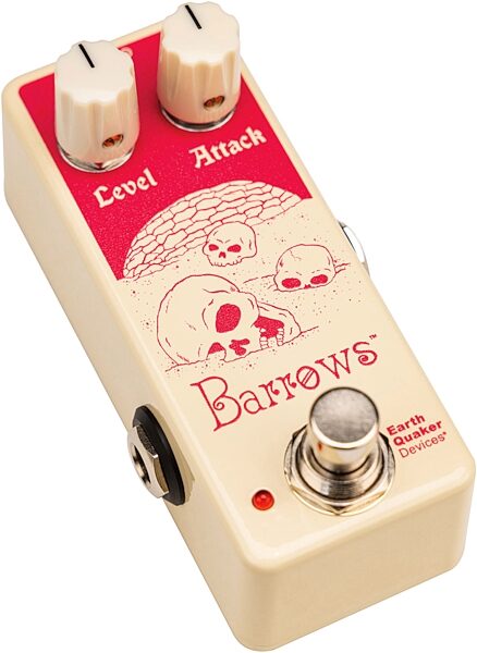 open zoom image for EarthQuaker Devices Barrows Fuzz Attacker Pedal, New, Action Position Back