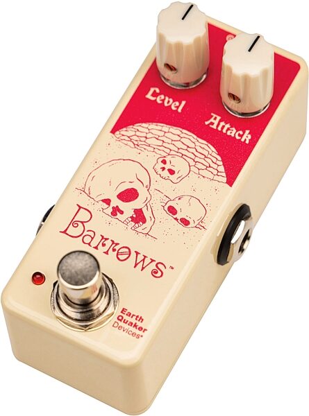 open zoom image for EarthQuaker Devices Barrows Fuzz Attacker Pedal, New, Action Position Back