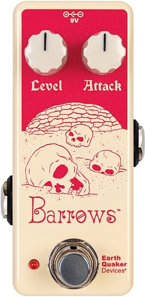 open zoom image for EarthQuaker Devices Barrows Fuzz Attacker Pedal, New, Action Position Back