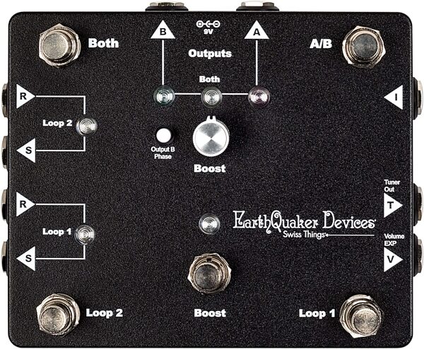 open zoom image for EarthQuaker Devices Swiss Things, New, Action Position Back