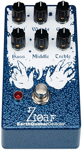 open zoom image for EarthQuaker Devices Zoar Dynamic Audio Grinder Pedal, New, Action Position Front