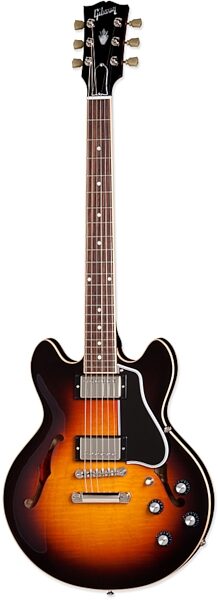 open zoom image for Gibson Custom Shop ES339 Figured Electric Guitar with Case, Tri Burst