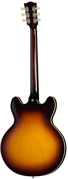 open zoom image for Gibson Memphis 50th Anniversary 1963 ES-335 Electric Guitar (with Case), Historic Burst - Back