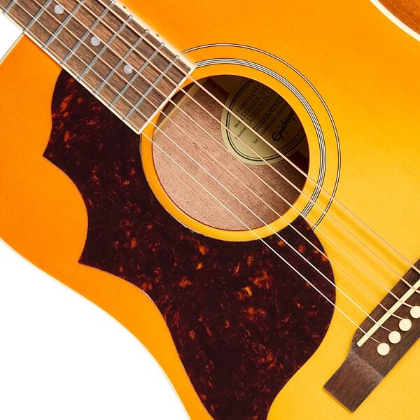 open zoom image for Epiphone Hummingbird Tribute Lefty Acoustic Guitar, New, Action Position Back